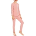 thumbnail image 7 of qolati Big Girls Pajamas Sets 2 Piece Cute Ribbed Knit T-Shirts with Pant Pjs Sleepwear Comfy Soft Long Sleeve Loungewear, 7 of 7