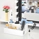 thumbnail image 3 of Hair Tool Organizer Acrylic Countertop Hair Dryer and Styling Holder Makeup Toiletries Vanity Storage Stand with Cups C, 3 of 5