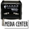 thumbnail image 1 of Self-Inking Media Center Stamp with Purple Ink, 1 of 4