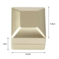 thumbnail image 4 of Yesbay Engagement Ring Box Jewelry Container with LED Light Storage Magnet Design Compact Portable Jewelry Gift Box Wedding Party Supplies, 4 of 7