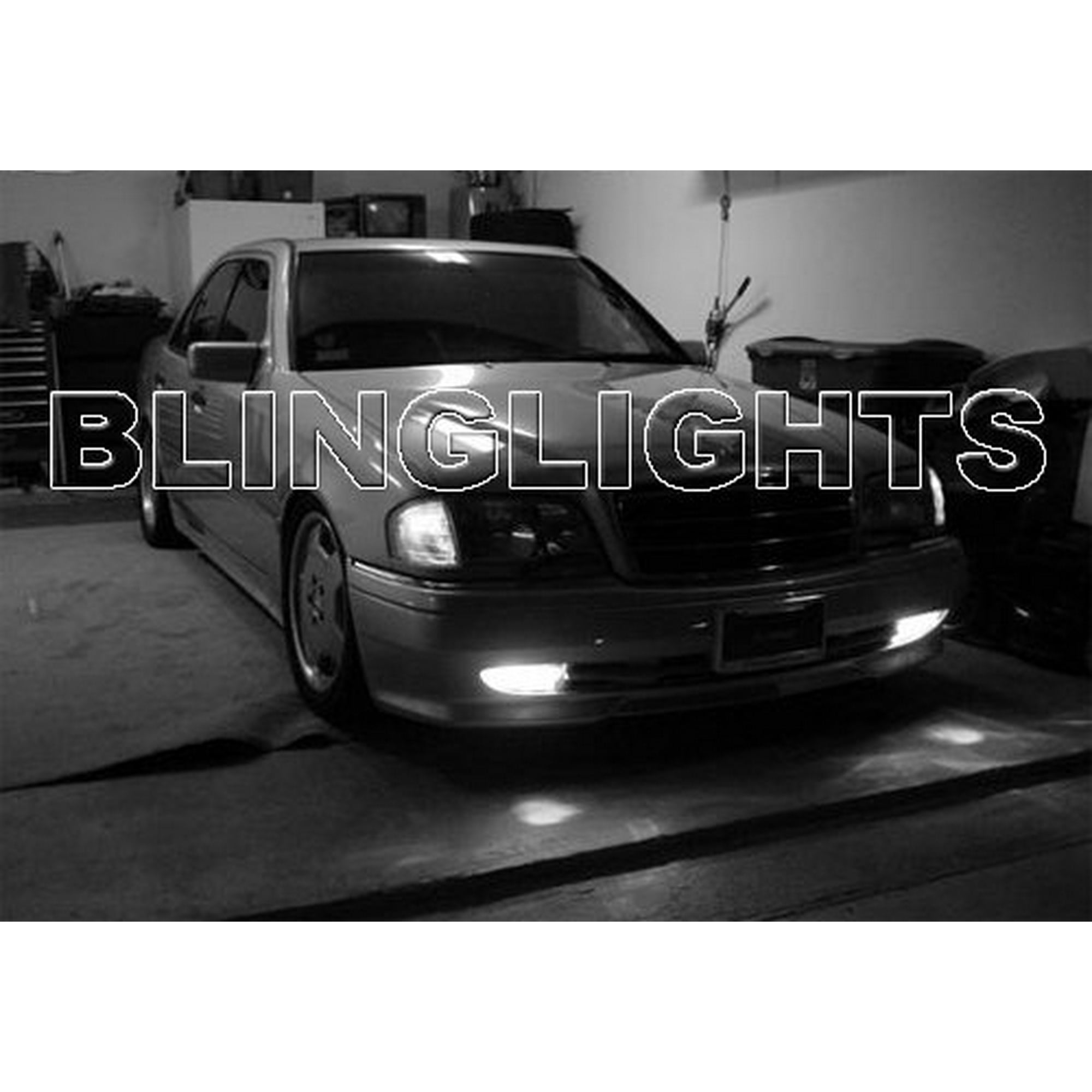 For 1995 1996 1997 Mercedes-Benz C36 AMG Xenon Fog Lights Driving