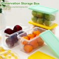 thumbnail image 2 of 3Pcs Storage Box with Handle Design Thickened Fruit Fridge Clear Plastic Box Food Storage Box Home Supplies, 2 of 12