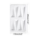 thumbnail image 5 of Milue Silicone Fondant Mould Triangular-Rhombus Shape Sugar Mould Cookie Baking Mold, 5 of 10