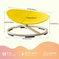 thumbnail image 2 of Robud Kids Sensory Swivel Chair, Autism Kids Swivel Chair with Non-Slip Design, Training Body Coordination, Oval Shape Wobble Chair, No Assembly (Yellow), 2 of 6