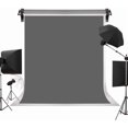 thumbnail image 1 of 8ft×10ft Solid Gray Backdrop Portrait Background for Photography Studio, 1 of 1