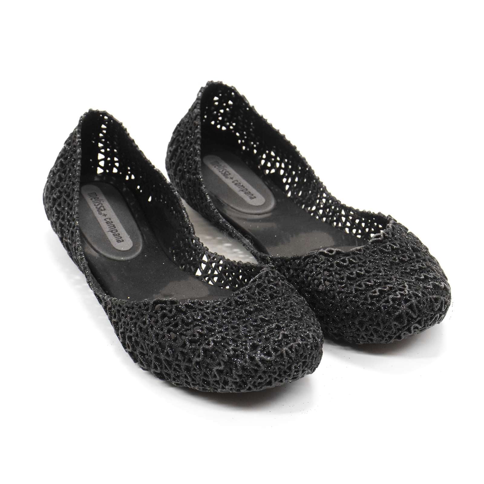 Zapatillas Melissa Mujer Black Glitter Campana Papel Honduras Ubuy