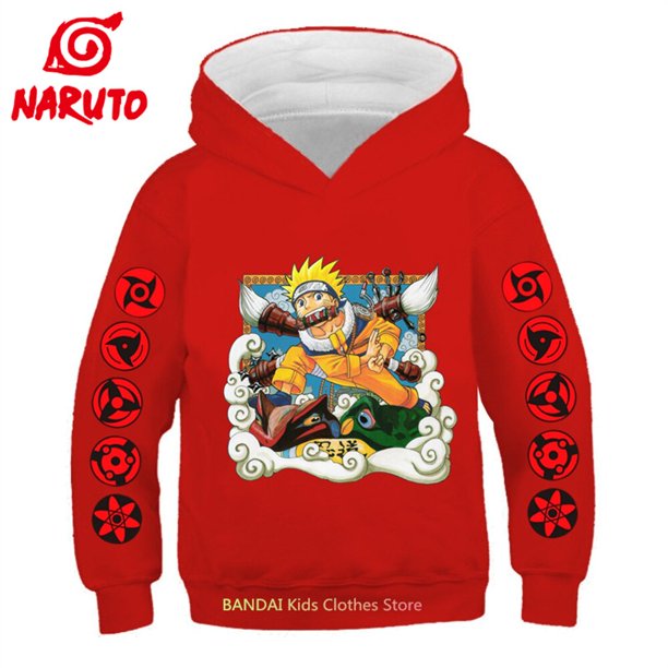 Japanese Anime Naruto Children's Sweatshirt Boys Narutos Hoodie Fashion Street Hoodie Boy's Shirt Autumn110 Gao Jinjia LED