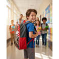 thumbnail image 5 of Jurassic World Backpack 15" – Tyrannosaurus Rex (T-Rex) Dinosaurs | Kids School Bag, 5 of 6