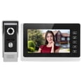 thumbnail image 1 of Sistema de control de acceso, timbre con cable TFT LCD de 7 pulgadas, timbre con video con cable construido para precisión, 1 of 12