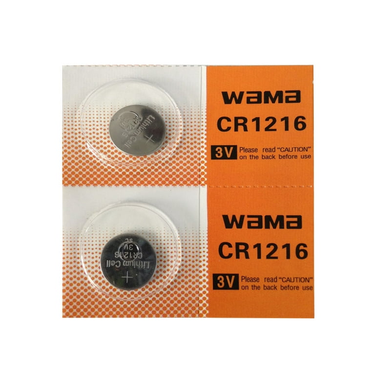 BBW CR1216 3V Lithium Coin Battery 2 Pack - FREE SHIPPING!