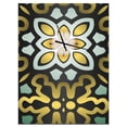 thumbnail image 1 of DesignArt Ethnic Floral Geometric Ornament Large Wall Clock, 1 of 2
