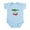 Sky Blue, variant on CafePress - Nonna's Little Angel Infant Bodysuit - Baby Light Bodysuit, Size Newborn - 24 Months