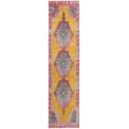 thumbnail image 6 of Unique Loom Timeless Collection Area Rug - Thomas (2' 6" x 14' Runner Yellow/Fuchsia), 6 of 6
