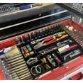 thumbnail image 6 of Tool Drawer Organizer Tray - 10-Compartment Home & Garage Tool Tray - Stackable Workbench Toolbox Organization Holder for Small Parts, Batteries, Supplies - Made in The - OT10R Red, 6 of 6