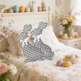 thumbnail image 4 of Lunxisen 2 Pcs Easter Bunny Pillow Decorative Cushion Sofa Couch Bedroom Living Room Office Home Spring Decor Throw Pillow, 4 of 9