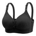 thumbnail image 3 of Birdeem Woman Oversized Wireless Bra Front Button Push Up Underwear Bra, 3 of 8