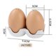 thumbnail image 4 of Ceramic Salt and Pepper Shaker Set, Mini Brown Egg Shaped Shakers with Carton Design Holding Stand, 4 of 5
