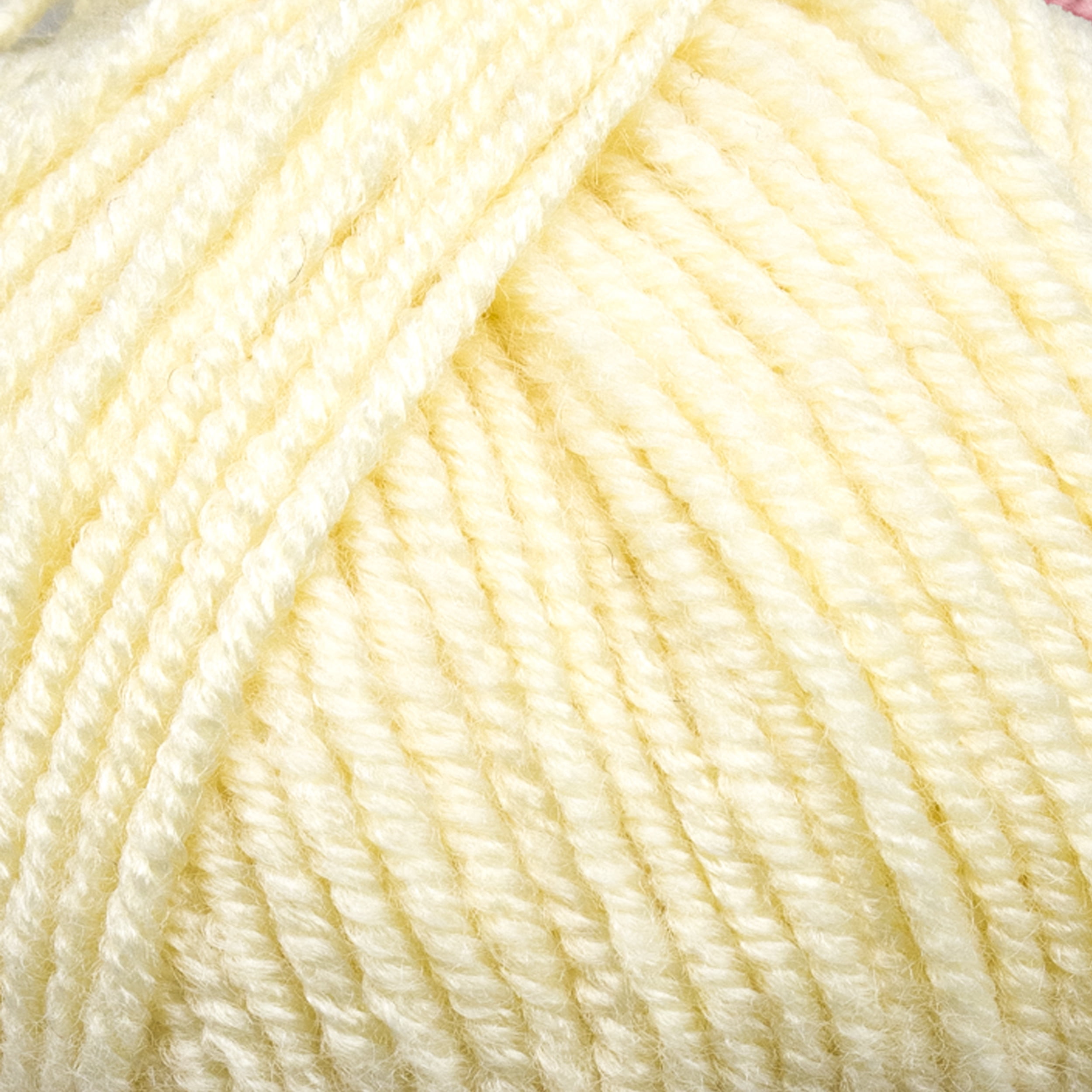 Estako Star-Worsted Yarn - (3 Skeins Pack) - 75% Acrylic 25% Wool - Soft Medium Weight #4 - (3 x 3.52 oz / 3 x 186 yds) - Crochet & Knitting Yarn ( 40299 - Cream )