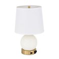 thumbnail image 3 of Elegant Decor TL3034BR Haven 1 Light Brass Table Lamp, 3 of 4