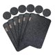 thumbnail image 1 of El juego de manteles individuales de fieltro de 12 piezas incluye mantel individual y posavasos Mantel individual lavable antideslizante resistente, 1 of 5
