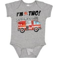 thumbnail image 3 of Inktastic I'm 2 Fire Truck 2nd Birthday Boys or Girls Baby Bodysuit, 3 of 5