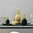 thumbnail image 3 of Sale Promotion!Modern Pineapple Shaped Figurine Gold Black Pineapple Crafts Miniatures Gift for Vintage Home Decoration Accessories Maison C, 3 of 6