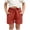 Red, variant on Linfrsh Girls Shorts Summer Ruffled High Waisted Drawstring Shorts Kids Casual Loose Clothes with Pockets(Khaki,7-8 Years)