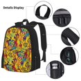 thumbnail image 3 of Balery Dancing African Womens Mochila escolar 3 en 1 para niños: mochila resistente con lonchera térmica y estuche para lápices. Mochila escolar para niños y niñas., 3 of 7