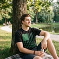 thumbnail image 5 of Mens Celtic USA Flag T Shirt Clover Graphic Cool Saint Patricks Day Tee for Guys Graphic Tees, 5 of 9