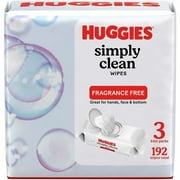 Kimberly-Clark  Huggies Simply Clean Wipes, White - Pack of 3