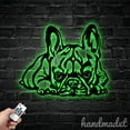 thumbnail image 3 of Handmadetneonsign French Bulldog Metal Wall Art Light, French Bulldog Metal Sign Wall Decor, House Metal Decor 61820, 3 of 5