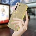 thumbnail image 2 of Compatible with Galaxy S22 Diamond Case Cute Bling Glitter Rhinestone Crystal Shiny Sparkle Protective Electroplate Plating Bumper Luxury Fashion Protection Cover for Women Grils, 2 of 14