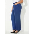 thumbnail image 3 of Catherines Women's Plus Size Petite The Wide Leg Knit Jean, 3 of 4