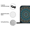 thumbnail image 4 of Daiia Mandala Pattern Oven Mitts and Pot Holders 4 pcs Set,High Heat Resistant 500 Degree Extra Thicken Long Kitchen Cotton Oven Glove, 4 of 6