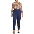thumbnail image 3 of Just My Size Women's Plus Size Pull on Stretch Woven Pants, Also in Petite, 3 of 6