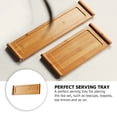 thumbnail image 2 of 1pc Bamboo Tea Service Tray Delicate Tea Table Household Bamboo Tea Tray, 2 of 8