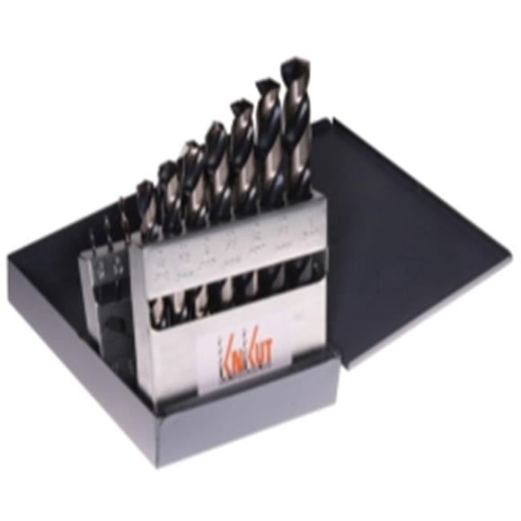 KNK15KK5 Fractional Jobber Length Drill Bit Set - 15 Pieces