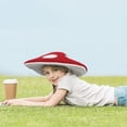 thumbnail image 4 of Accesorio de disfraz: sombrero de peluche con forma de hongo rojo para niños, 4 of 6