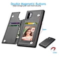 thumbnail image 4 of Galaxy Note 10 + 5G Wallet Card Holder Case, Galaxy Note 10 + 5G Leather Case, Njjex Leather Flip Wallet Card Holder Case Cover for Samsung Galaxy Note 10 + 5G 6.8", Black, 4 of 10