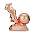 thumbnail image 3 of Trofeo de fútbol, ​​bota de fútbol, ​​estatua decorativa, adorno de escritorio, trofeo de resina para Recubrimiento de cobre, 3 of 9