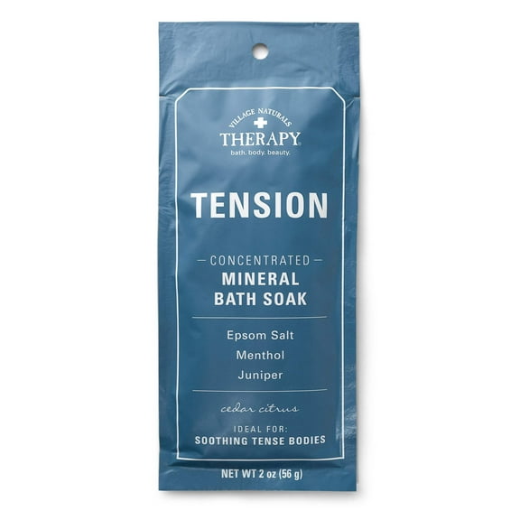 Village Naturals Therapy Tension Relief Concentrated Mineral Bath Soak