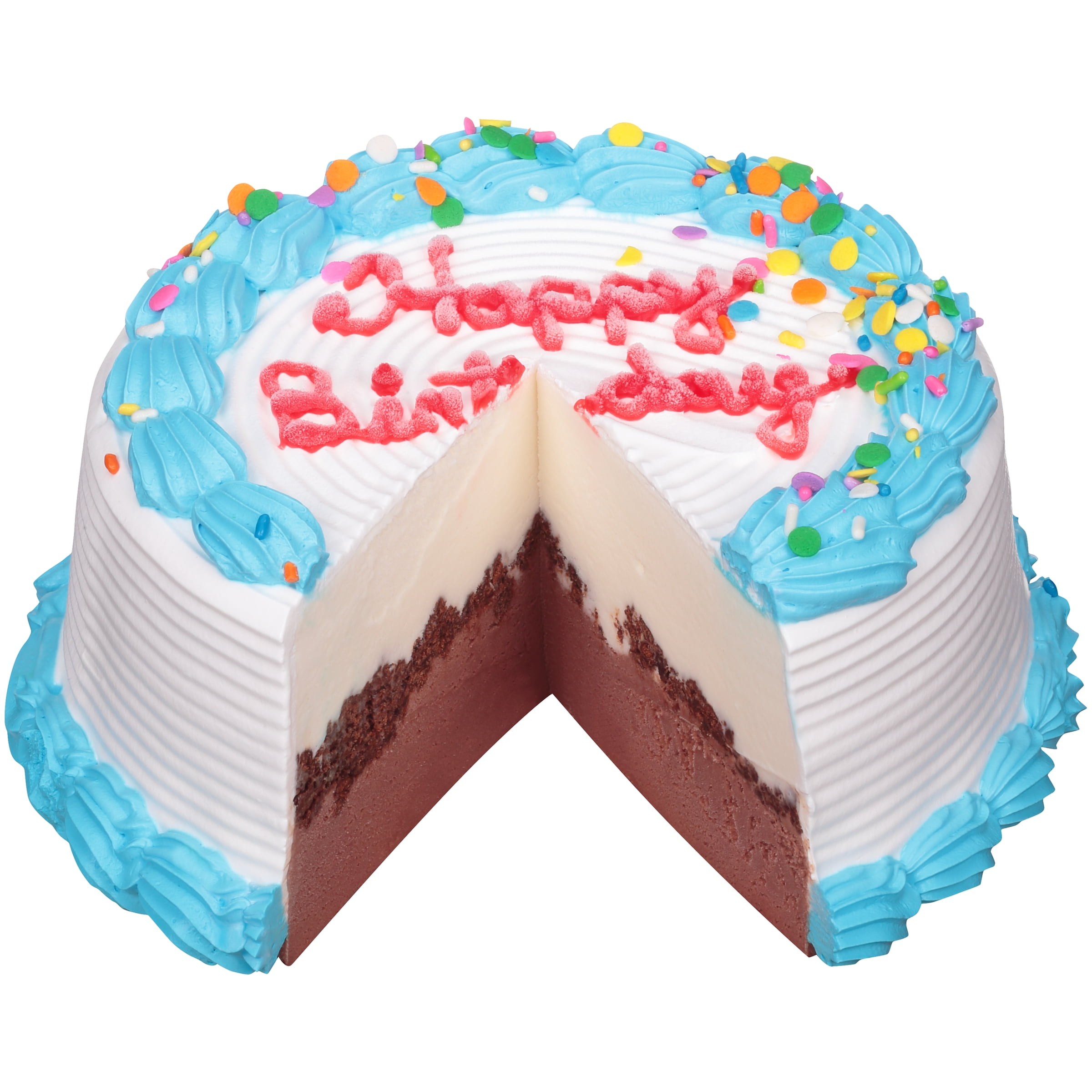 Carvel Chocolate & Vanilla Ice Cream Cake with Crunchies, Round, 56 fl oz - Frozen Dessert