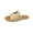 Gold, variant on Samickarr Summer Slippers For Women Indoor And Outdoor Wide Women's Flat Shoes Ladies Beach Sandals Summer Non-Slip Causal Slippers