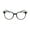 Matte Black, variant on Vintage Round Clear Glasses, Women's Stylish Oval Candy Color Non-prescription Eyeglasses Clear Lens Eyewear