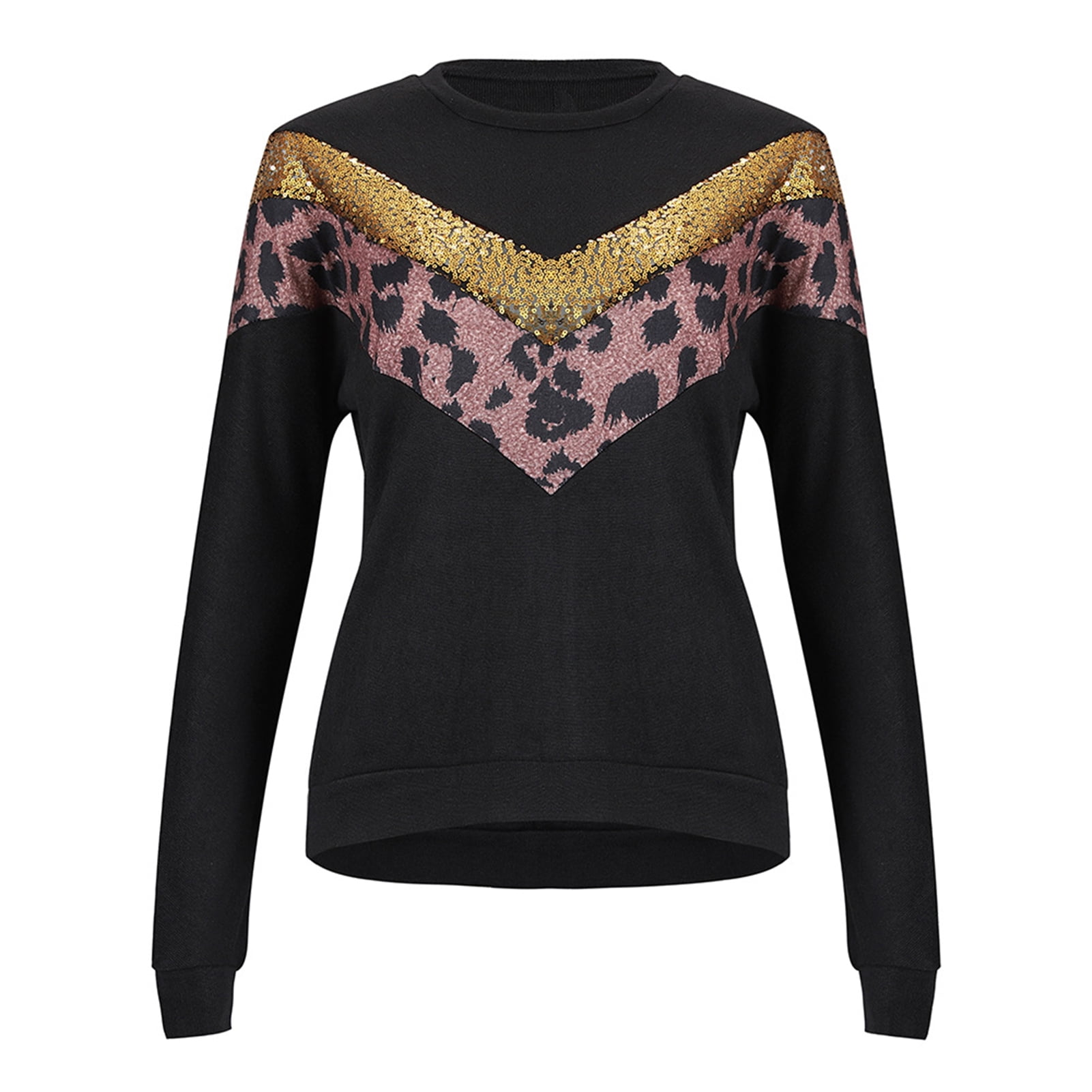 topshop leopard print sweatshirt