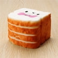 thumbnail image 4 of Kawaii Squishy Soft Emoji Toast Cute Face Bread Card Holder Slow Rising Gift Decor Random, 4 of 8