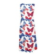 thumbnail image 4 of Summer Savings Clearance! Edvintorg 4Th Of July Sundresses For Women Fashion Holiday Summer Casual Printing Sleeveless Party Beach Loose Dress Women's Clothing, 4 of 5