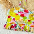 thumbnail image 6 of Baby Swimsuit Girl Kids Girl's Fruit Print Swimsuit Quick Dry Bathing Suit Cute Bikini 2 Piece Set Bathing Suits for Girls Yellow 9 Years-10 Years, 6 of 7