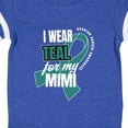 thumbnail image 4 of Inktastic I Wear Teal for My Mimi Ovarian Cancer Awareness Boys or Girls Baby Bodysuit, 4 of 5