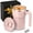 Rose Quartz, variant on Self Stirring Mug, 304 Stainless Steel  Cup, Transparent Lid | Auto Mixing for Coffee, Milk & Office Use(Rose Quartz)